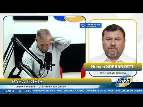Entrevista con el Presidente Comunal de Centeno Hernan Sopranzetti | Para Todos