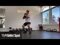 1 1/4 Goblet Squat 廣東話旁白 | #AskKenneth