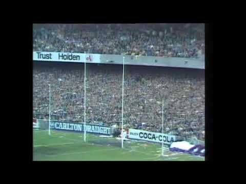 Wayne Harmes tap on the boundary line and then Ken Sheldon goal 1979 grand final
