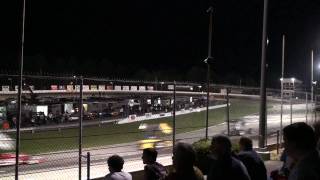 preview picture of video 'ISMA Supermodifieds at Lee USA Speedway Heat Race 2'