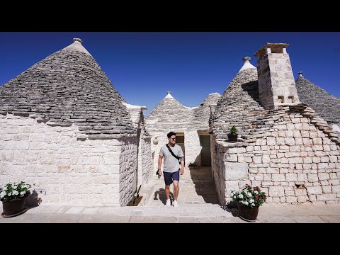 Stone huts + cave restaurant experience by the sea || Alberobello & Polignano a Mare