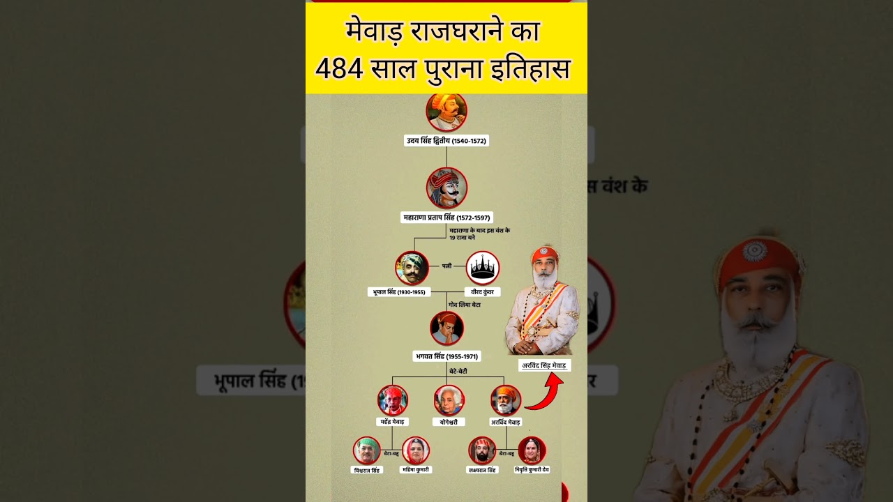 मेवाड़ महाराणा प्रताप के वंशज #mewar #udaipur #maharanapratap #maharana