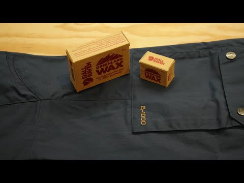 Zo wax je je Fjällräven G-1000 kleding