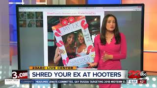 Shred Your Ex for Free Wings at Hooters