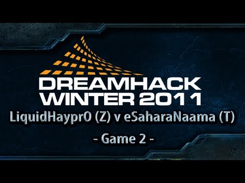 Dreamhack Winter 2011 Day 1 - G2 - LiquidHayprO (Z) v eSaharaNaama (T)