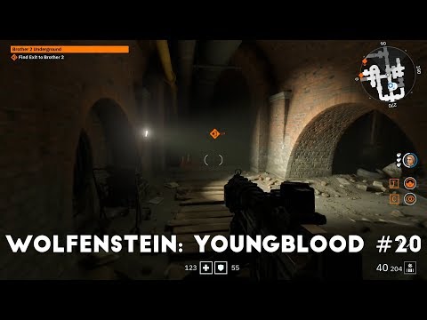 Brother 2 Underground | Let's Play Wolfenstein: Youngblood #20