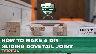 How to make a diy SLIDING DOVETAIL JOINT with a router | TUTORIAL