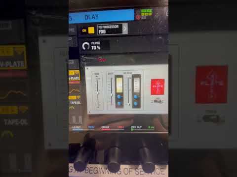 Vocal delay settings for Behringer Wing for a MASSIVE vocal sound