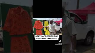 south africa prison warden explained on how UNIFORM  COLOR DIFFER