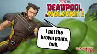 Marvel Legends WOLVERINE (Brown Suit) Deadpool & Wolverine Movie Hasbro Action Figure Review