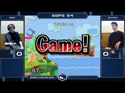 S@PS 54 Melee Singles - Bean (Marth) vs Odyssey (Fox) - Winners Quarters