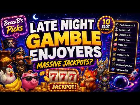 Thumbnail for video: LATE NIGHT GAMBLE ENJOYERS? MASSIVE STAKE JACKPOTS?