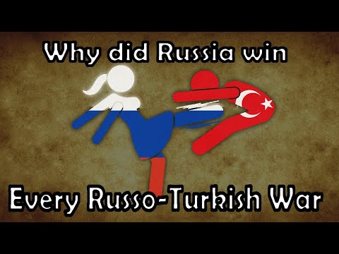 Why did Russia win the Russo-Turkish Wars
