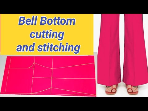 Bell bottom trouser/pant cutting and stitching in Urdu/Hindi by "SaM Stitching"