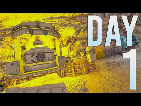 Claiming Our Broken Lava Cave Day 1! - ARK PvP
