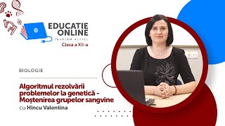 Algoritmul rezolvării problemelor la genetică. Moștenirea grupelor sangvine