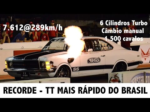 Opala TT mais rápido do Brasil - 98mm Turbo, Straight Six , Stick-Shifted, Nitro-Burning