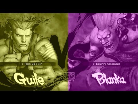 Nergal1989(Guile) VS FuR Gagapa(Blanka) SSF4 AE 2012 Xbox Live