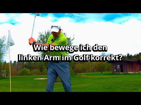 Wie bewege ich den linken Arm im Golf korrekt?