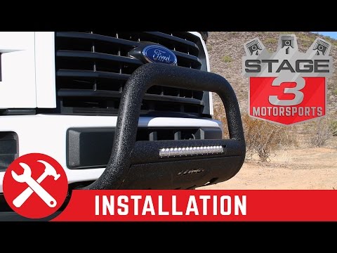 2004-2017 F150 Lund Bull Bar with 20" LED Light Bar Install