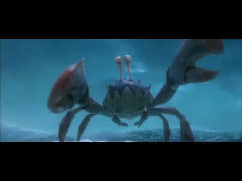 Trailer montage: icebergs calving, pirate ship-berg looming, and a chase through fog banks