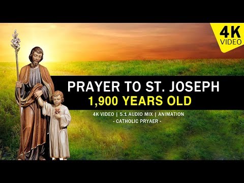PRAYER TO ST. JOSEPH 1,900 YEARS OLD