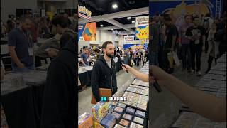 We asked people at the card show for their best card grading tips 👀 #pokemon #pokemoncards