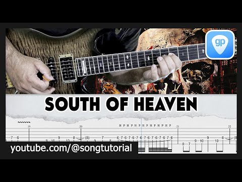Slayer | South of Heaven | TAB | Guitar Cover | Lesson | Standard E Tuning