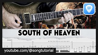 Slayer | South of Heaven | TAB | Guitar Cover | Lesson | Standard E Tuning