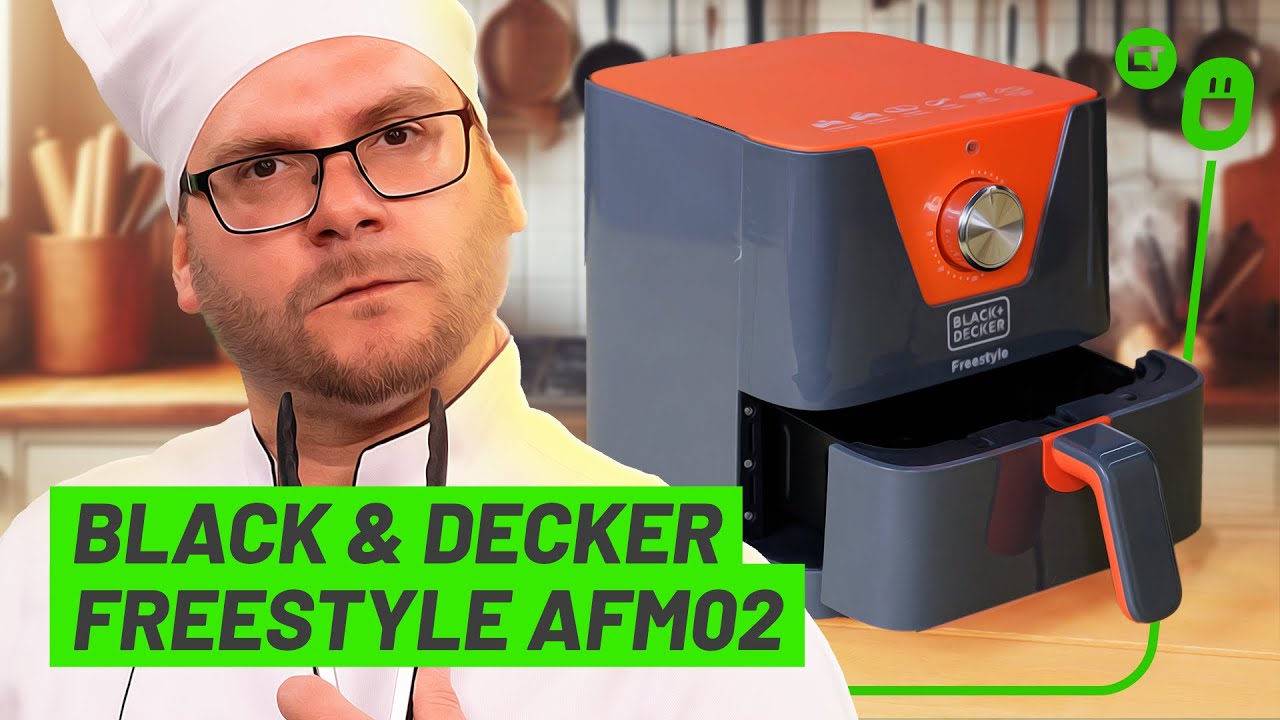 A menor Air Fryer que testamos: Black & Decker Freestyle AFM02