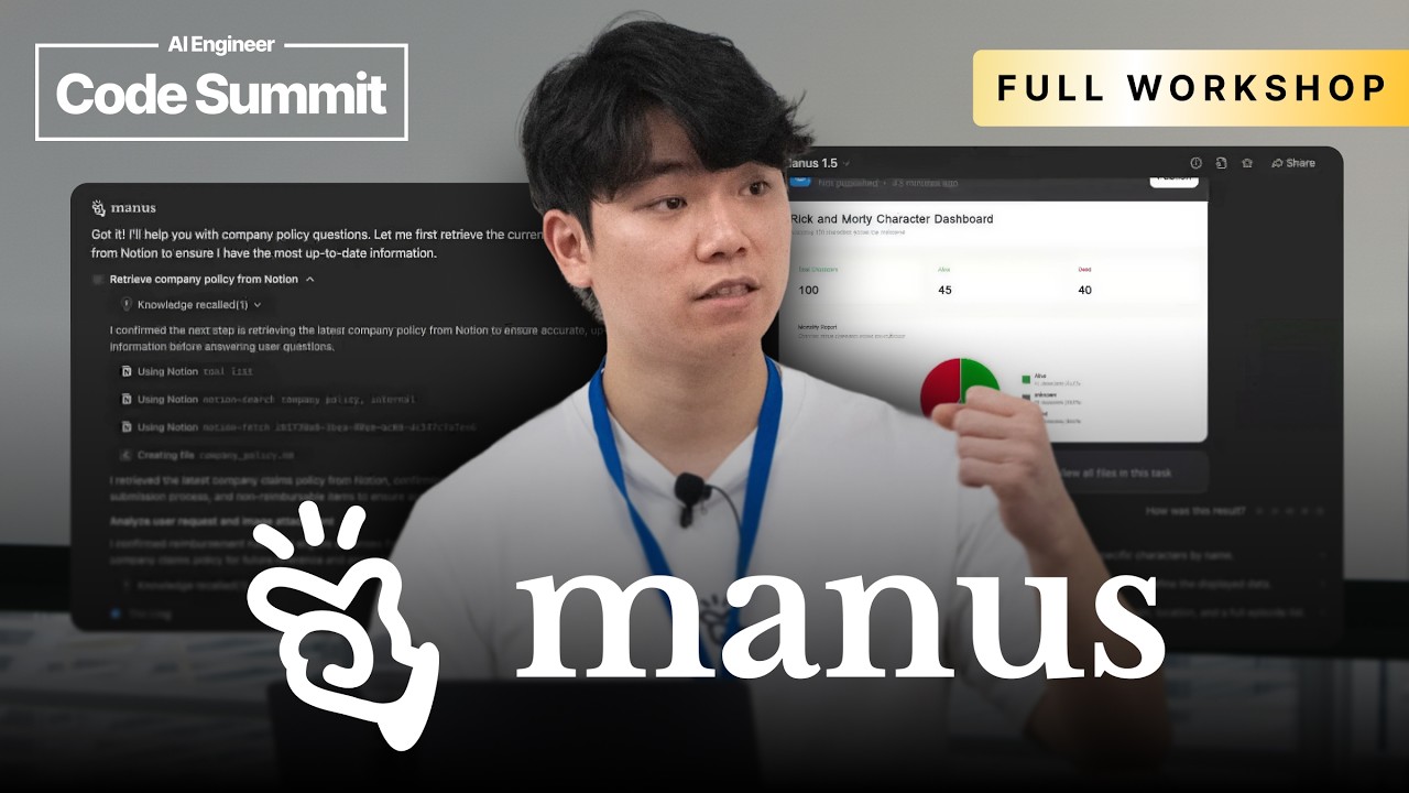 Building Intelligent Research Agents with Manus - Ivan Leo, Manus AI (now Meta Superintelligence)