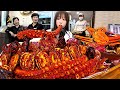 7kg 거대문어다리와 대왕전복이 들어간 빨간해물찜 이모님들도 놀란 매운해