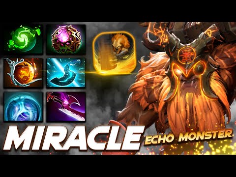 Miracle Earthshaker Echo Monster - Dota 2 Pro Gameplay [Watch & Learn]