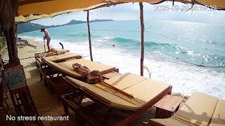 No Stress Restaurant | Lamai | Koh Samui | Thailand | Livecam on the beach live webcam