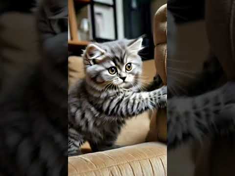 Cat | Exercise for cats | Zen Thing | The Kitten and the furniture Yoga | Smart Cat | Funny Cat