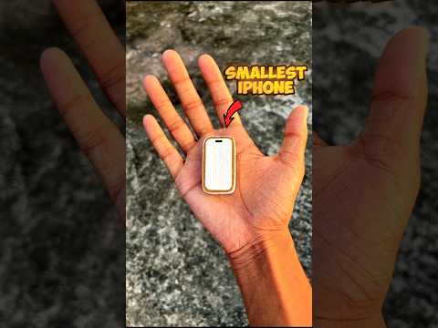 I MADE WORLD'S SMALLEST IPHONE!