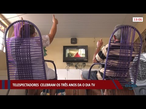 Telespectadores celebram os três anos da O Dia Tv 18 05 2021