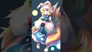 八雲藍さま東方projectをクリスタで描いてみたヨ！( ´ ▽ ` )ﾉカワイイ！ #Shorts #色の塗り方