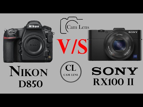 Nikon D850 vs Sony DSC RX100 II