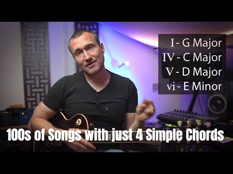 The 4 Chord Song | Guitar Chords and Strumming Patterns | Lesson 27