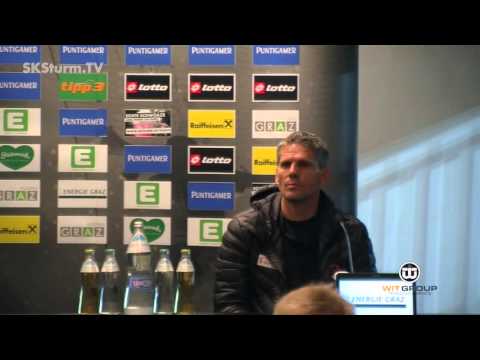 SK Sturm: Pressekonferenz nach Wolfsberger AC (13. Runde 2015/16)