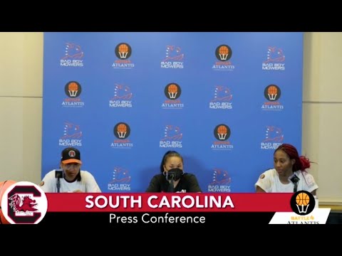 POSTGAME: Zia Cooke, Dawn Staley, Aliyah Boston on UConn — 11/22/21