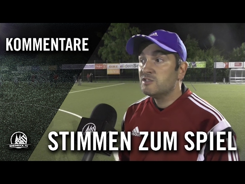O. Kahraman (Trainer CfR Buschbell Munzur) und M. Kakhishvili (Trainer SpVg Frechen 1920) - Stimmen