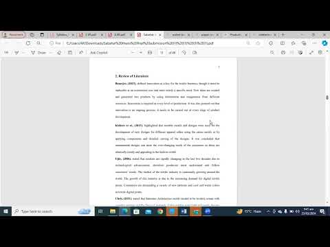 Thesis Guideline for the students