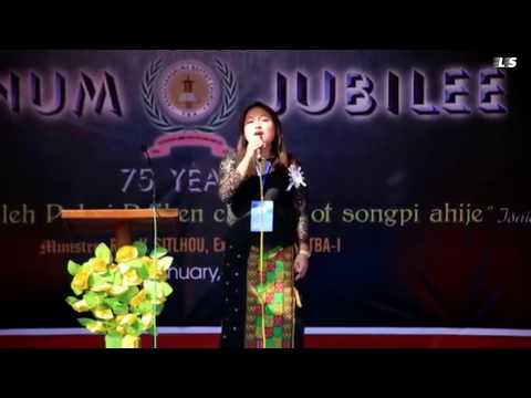Esther sitlhou live at khaochangbung baptist church platinum jubilee celebration