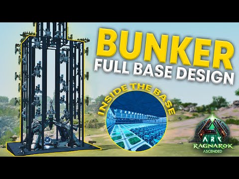 TOP 3 PVP TEK BUNKER Full Base Designs on ARK: Survival Ascended