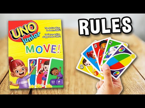 How to play UNO JUNIOR MOVE! (official rules, instructions and gameplay) | Spielregeln TV x Mattel