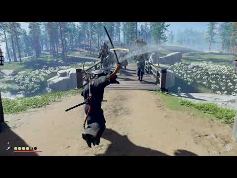 Ghost of Tsushima Moon Stance in Action