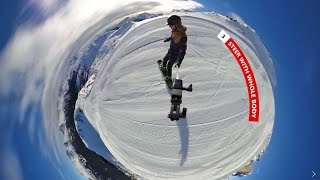 #34 Snowboard intermediate - Tactics for steep snowboard turns
