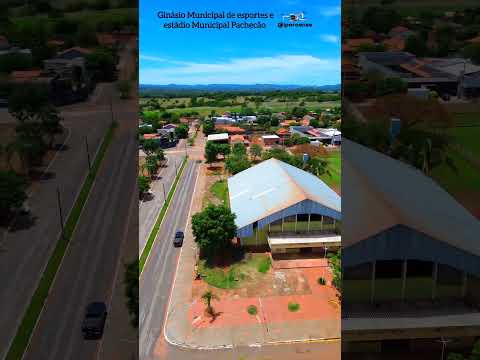 NOVO BRASIL GOIAS, PROJETO VISAO AÉREA - GINASIO DE ESPORTES E ESTADIO PACHECÃO.